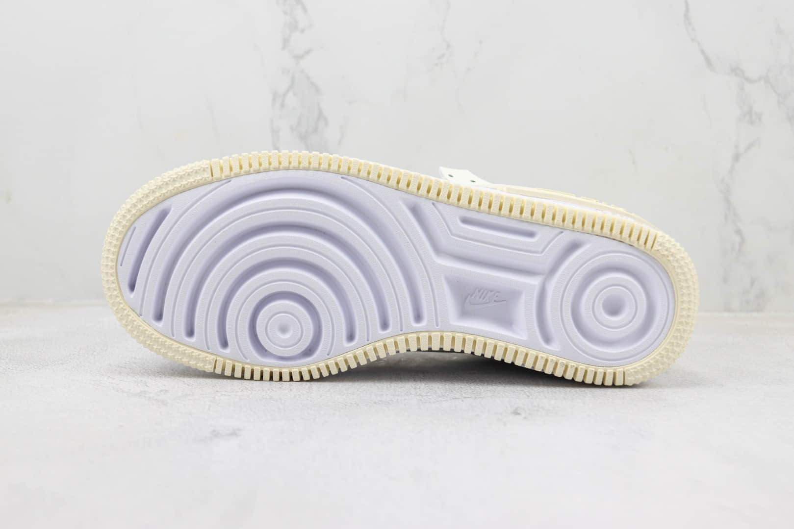 耐克Nike Air Force 1 Shadow纯原版本空军一号低帮AF1马卡龙白黄解构板鞋 莆田耐克货源 货号：FQ6871-111