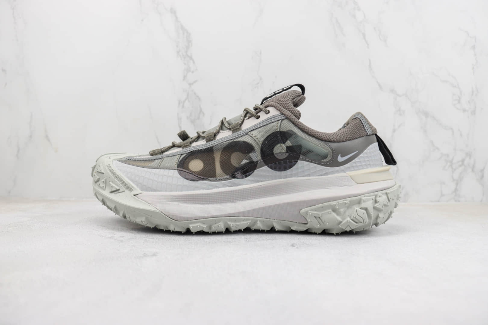 耐克Nike ACG Mountain Fly 2 Low纯原版本山脉2代浅灰色户外登山越野跑鞋 莆田复刻鞋货源 货号：DV7903-003