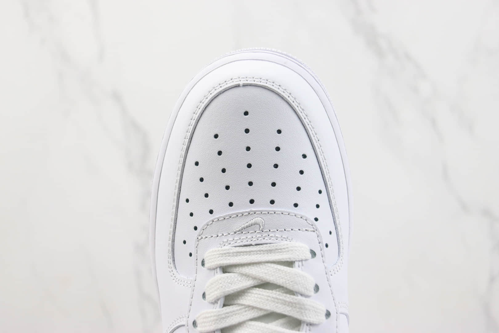 耐克Nike Air Force 1 Low纯原版本空军一号低帮AF1白深绿板鞋 莆田耐克工厂 货号：AO2423-104