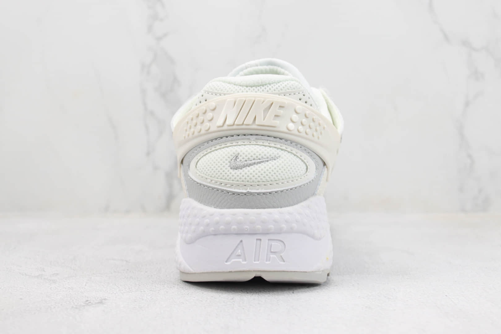 耐克Nike Air Huarache Runner纯原版本华莱士12代白灰色氯丁橡胶跑鞋 复刻鞋工厂 货号:DZ3306-100