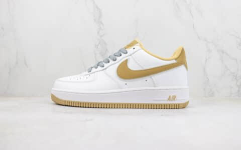 耐克Nike Air Force 1 Low纯原版本空军一号低帮AF1白土黄色板鞋 莆田天花板AF1系列 货号：LS0216-029