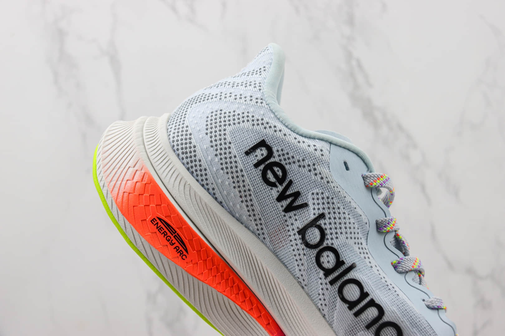 新百伦New Balance FuelCell SC Trainer V22纯原版本灰绿紫马拉松全掌碳板竞速训练跑鞋 莆田新百伦货源 货号:MRCXLG3