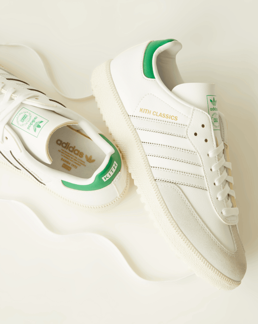 简约百搭小白鞋！KITH x 三叶草新联名即将发售！