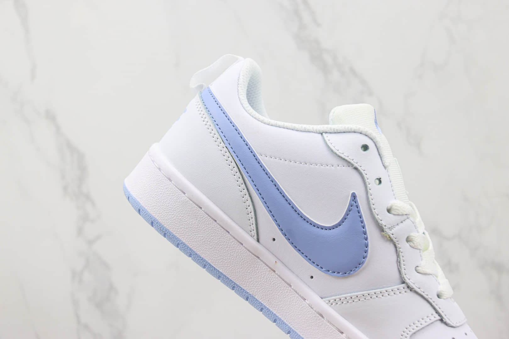 耐克Nike Court Borough Low 2纯原版本白蓝色板鞋 莆田耐克工厂 货号：DV5456-103