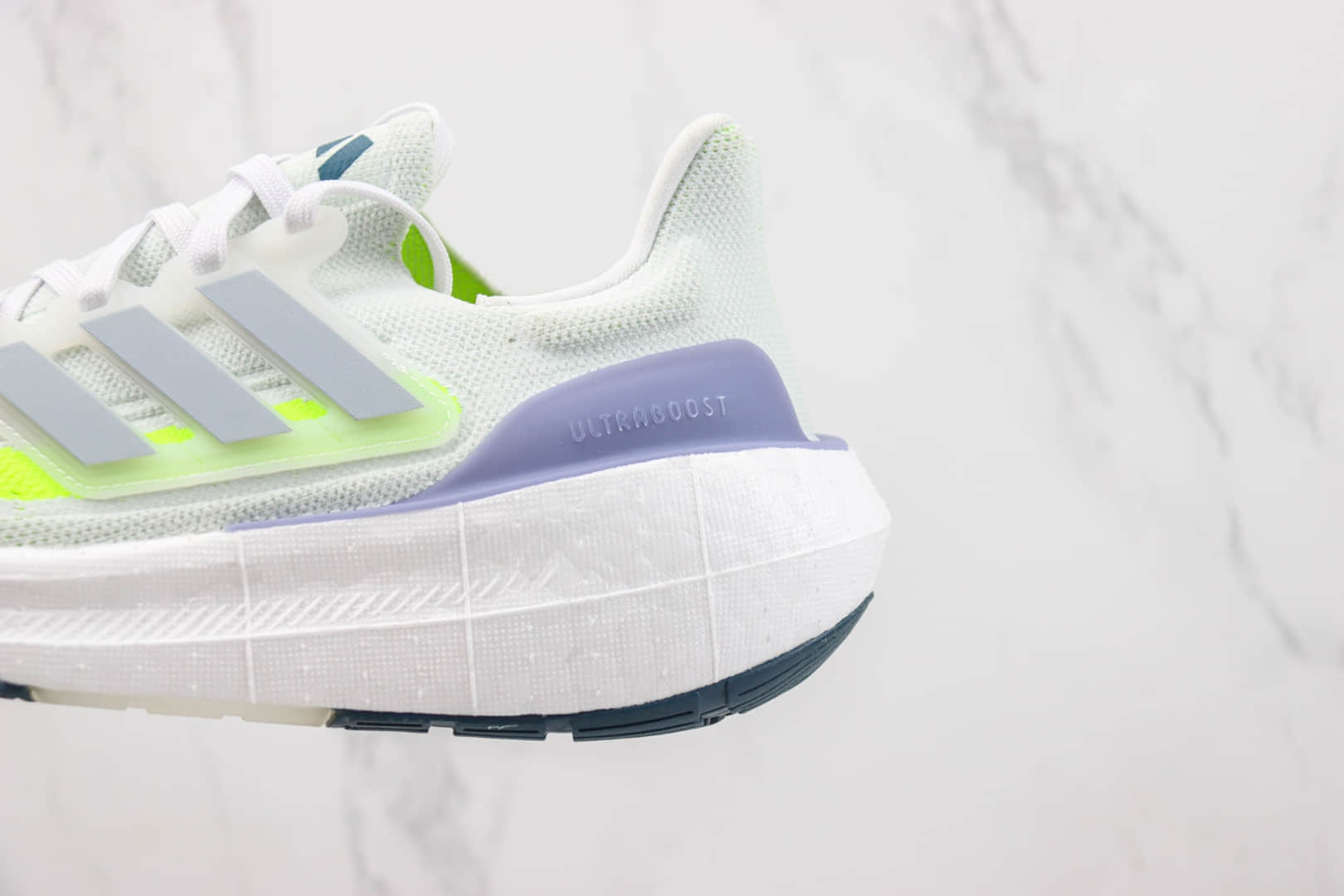 阿迪达斯adidas Ultra Boost Light 2023纯原版本UB2023白灰绿紫厚底爆米花跑鞋 莆田阿迪达斯货源 货号:IE1775