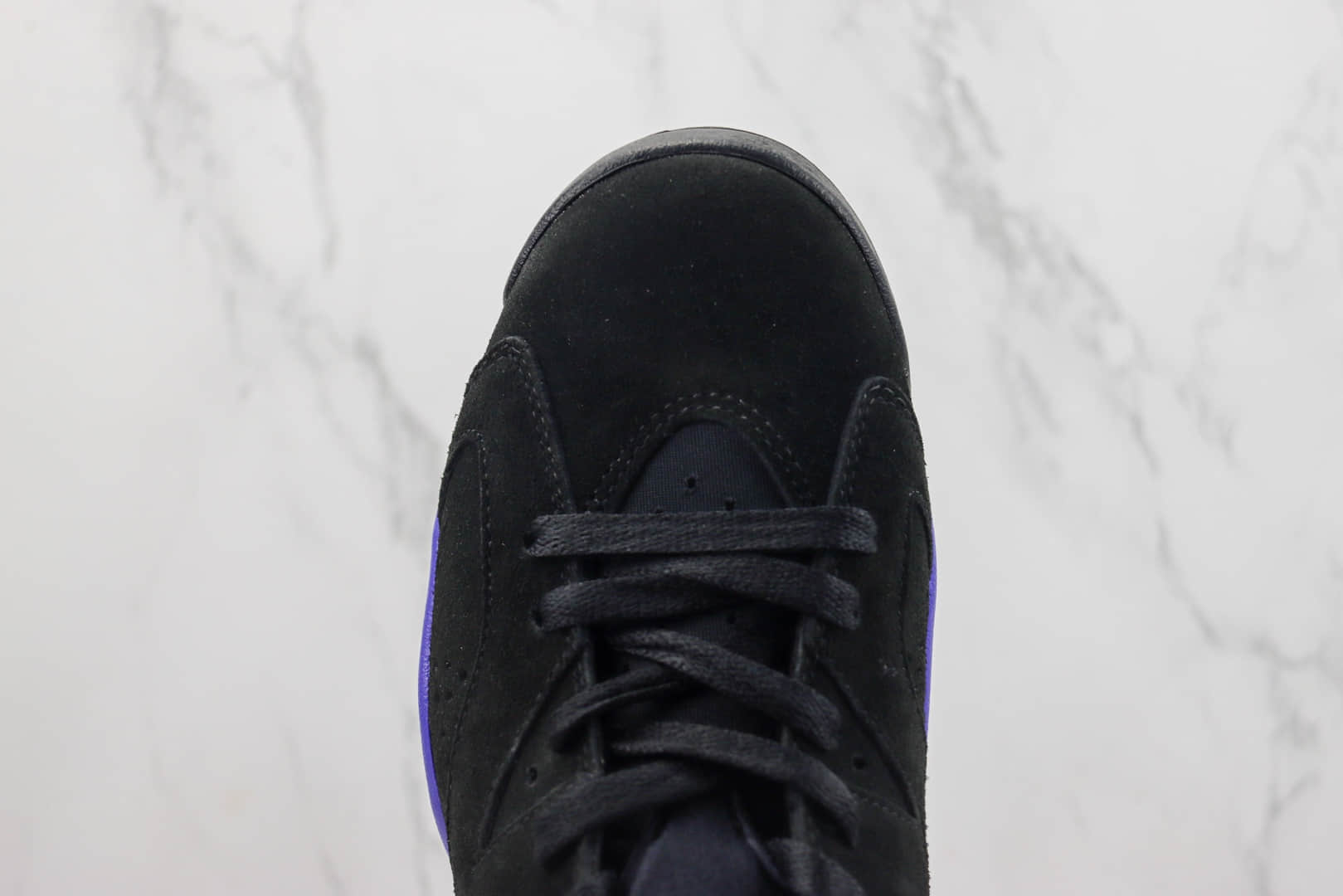 乔丹Air Jordan 6 “Aqua”纯原版本AJ6黑紫麂皮篮球鞋 莆田AJ货源 货号：CT8529-004