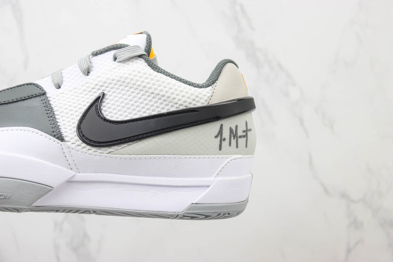 耐克Nike JA1 “Phantom”纯原版本莫兰特一代白灰色实战篮球鞋 莆田耐克工厂 货号:DR8786-100