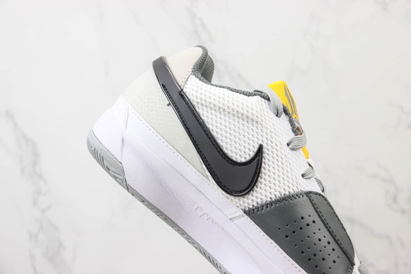 耐克Nike JA1 “Phantom”纯原版本莫兰特一代白灰色实战篮球鞋 莆田耐克工厂 货号:DR8786-100