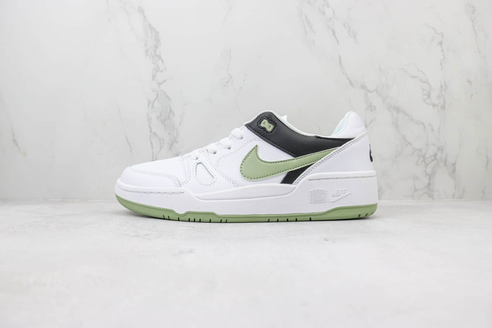 耐克Nike Air Alpha Force 88 “Billie Eilish”纯原版本白黑绿校园板鞋 莆田耐克工厂 货号：FB1362-106