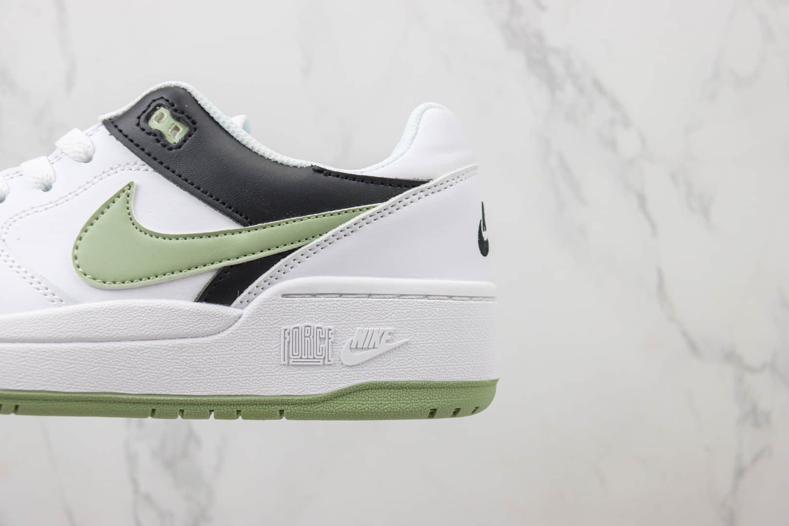 耐克Nike Air Alpha Force 88 “Billie Eilish”纯原版本白黑绿校园板鞋 莆田耐克工厂 货号：FB1362-106