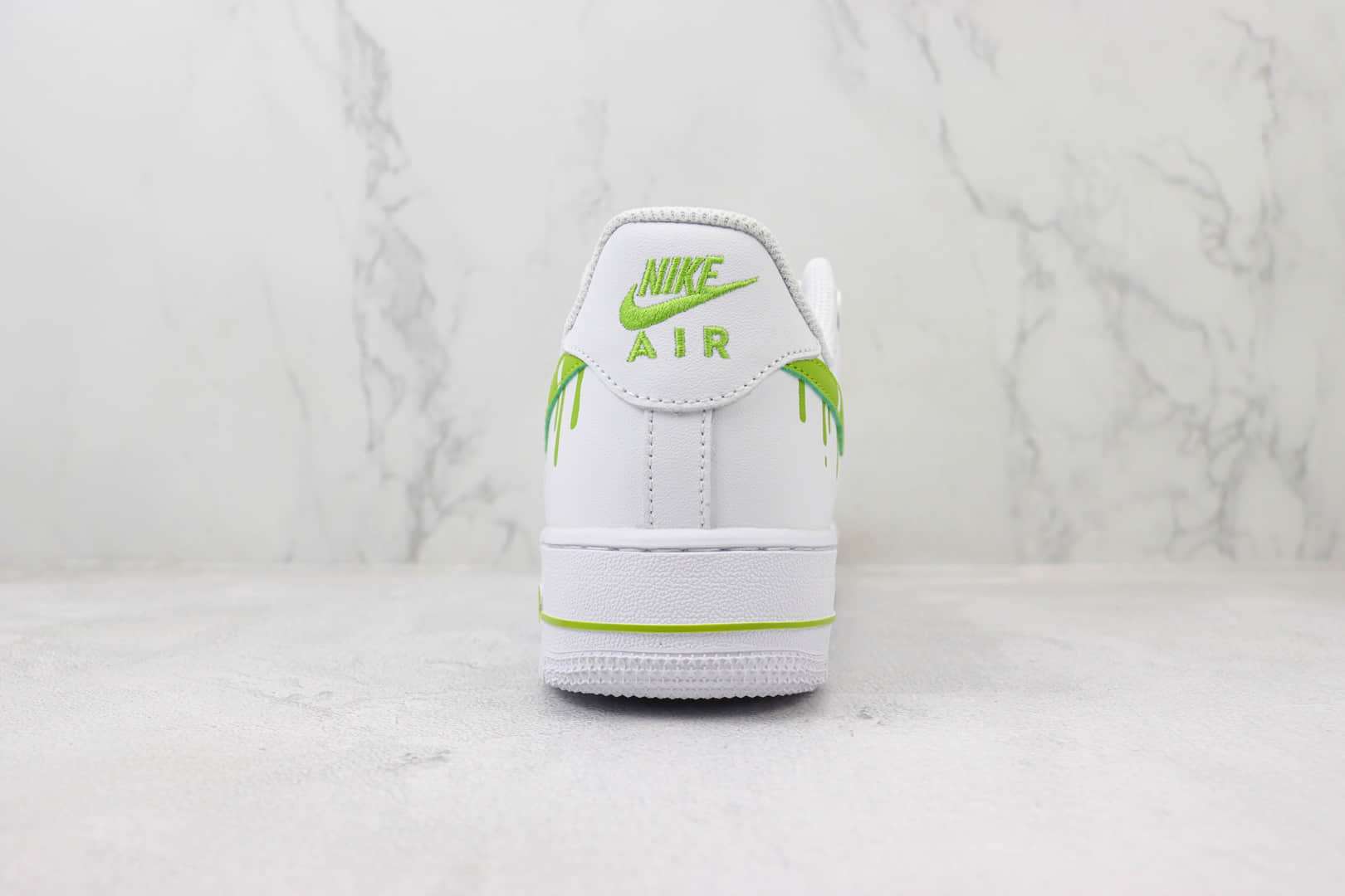 耐克Nike Air Force 1'07 Low纯原版本空军一号低帮AF1白绿板鞋 莆田耐克工厂 货号:CW2288-009