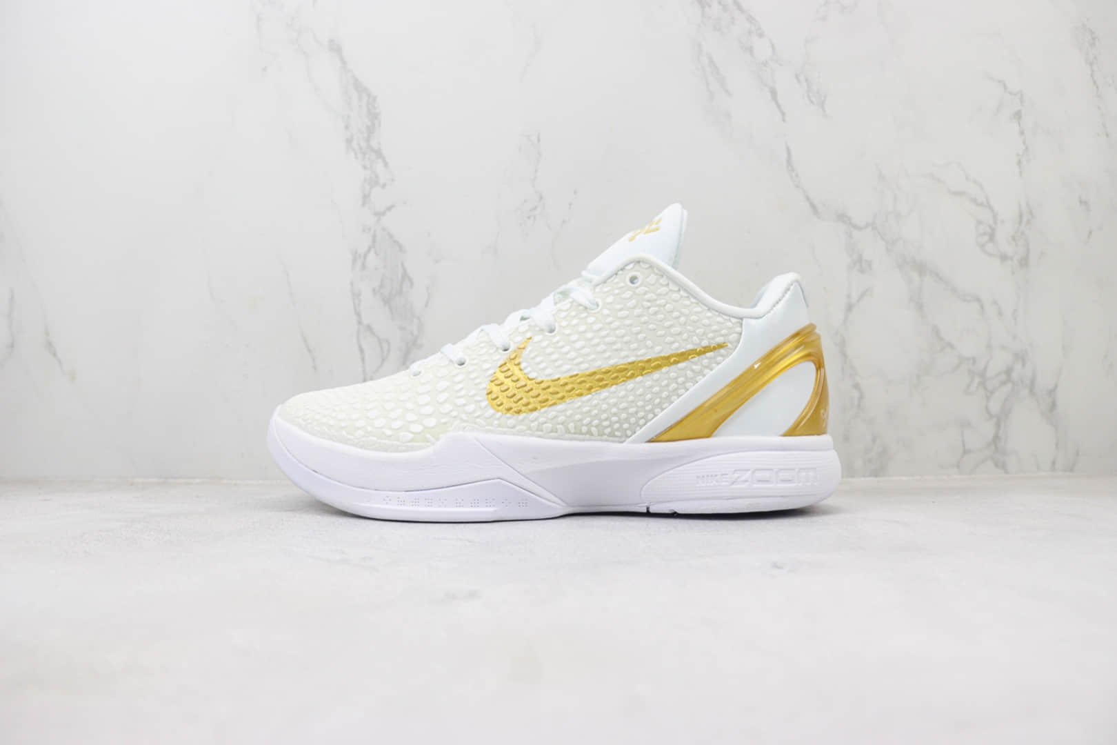 耐克Nike Zoom Kobe 6 Protro纯原版本科比6代白金实战篮球鞋 莆田复刻鞋货源 货号:429659-108