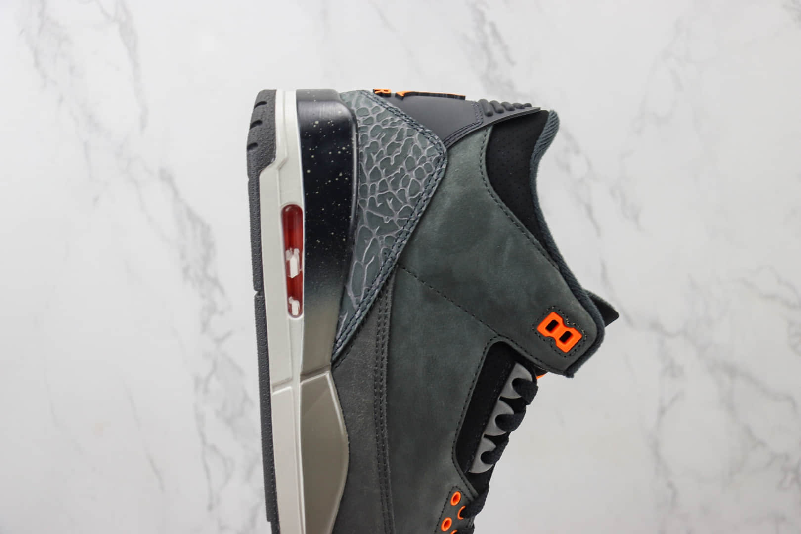 乔丹Air Jordan 3 “Fear”纯原版本AJ3恐惧爆裂纹实战篮球鞋 莆田AJ货源 货号：CT8532-080