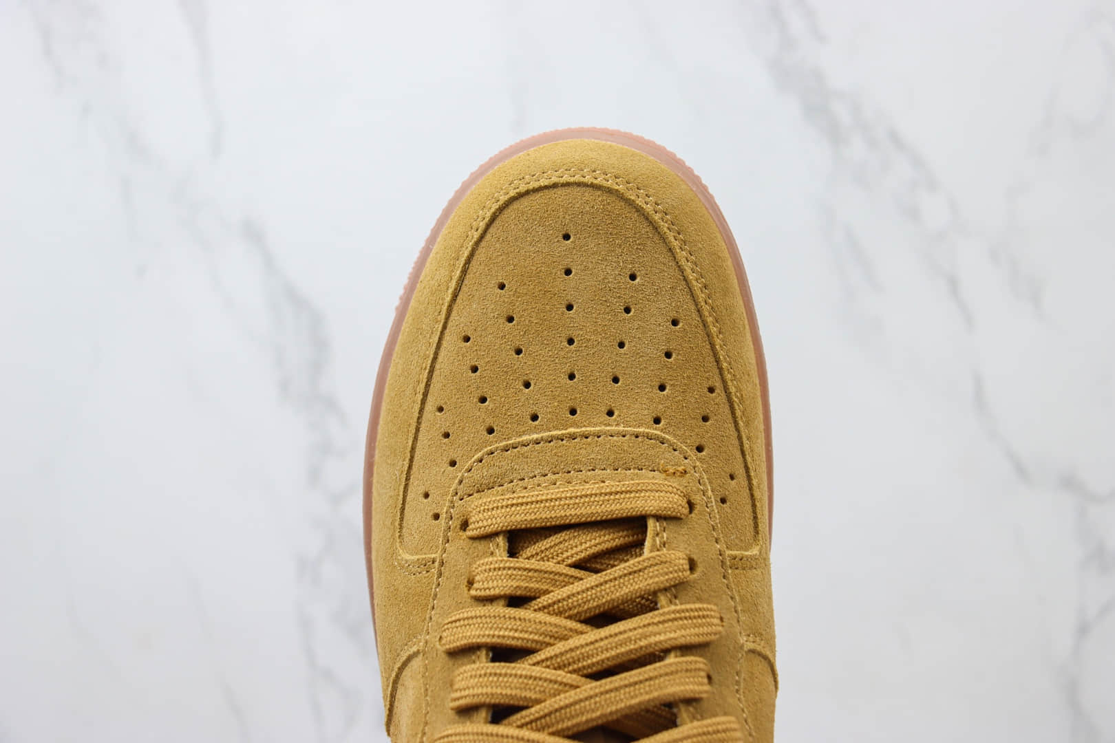 耐克Nike Air Force 1 Low 07 LV8 3纯原版本空军一号低帮AF1小麦色翻毛皮板鞋 莆田鞋代理 货号:BQ5485-700