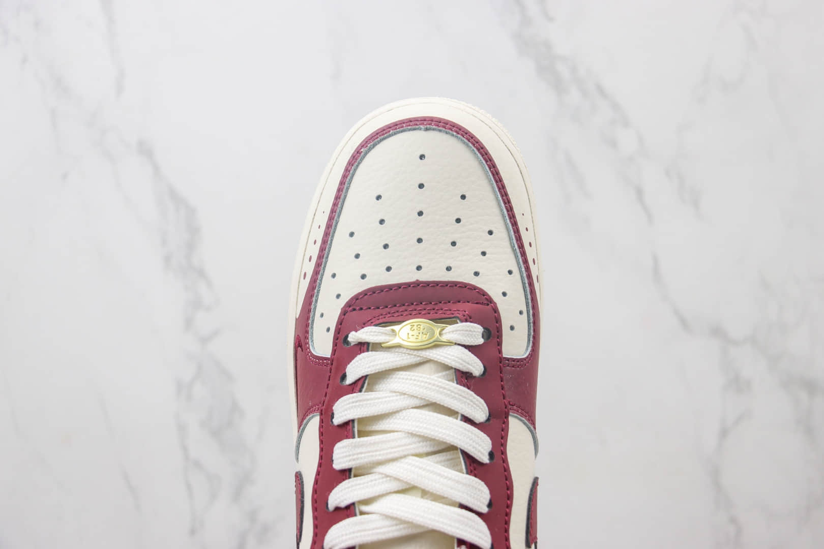 耐克Nike Air Force 1 Low纯原版本空军一号低帮AF1白酒红40周年板鞋 莆田复刻耐克 货号:DQ7582-103