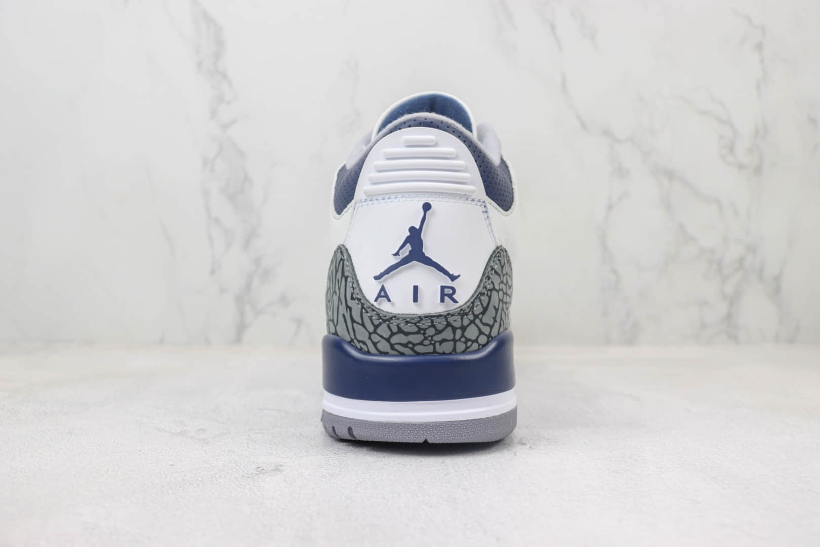 乔丹Air Jordan 3 “Midnight Navy”纯原版本AJ3午夜蓝篮球鞋 莆田AJ货源 货号:CT8532-140