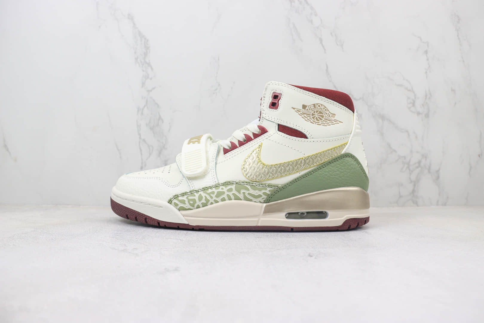 乔丹Air Jordan Legacy 312纯原版本龙年限定AJ312白绿红三合一篮球鞋 莆田耐克代理 货号:FZ5047-120