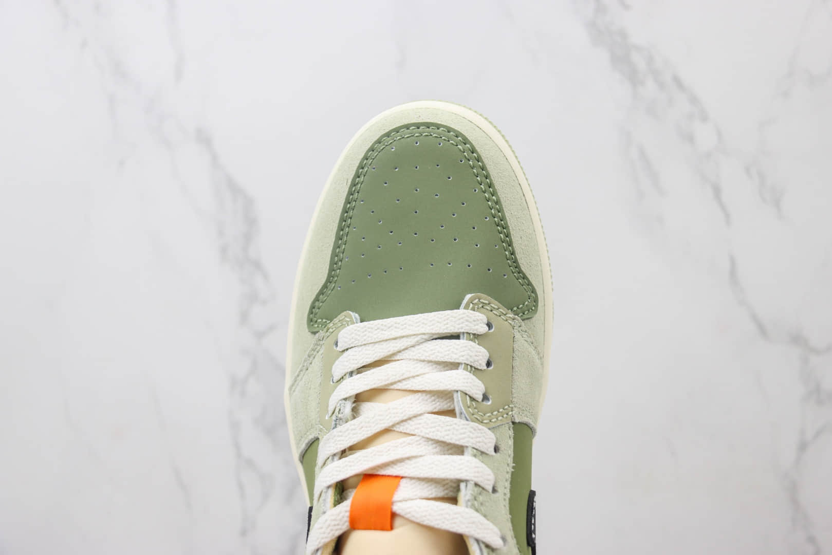 乔丹Air Jordan 1 Low纯原版本低帮AJ1抹茶绿板鞋 莆田AJ货源 货号：FD6819-300