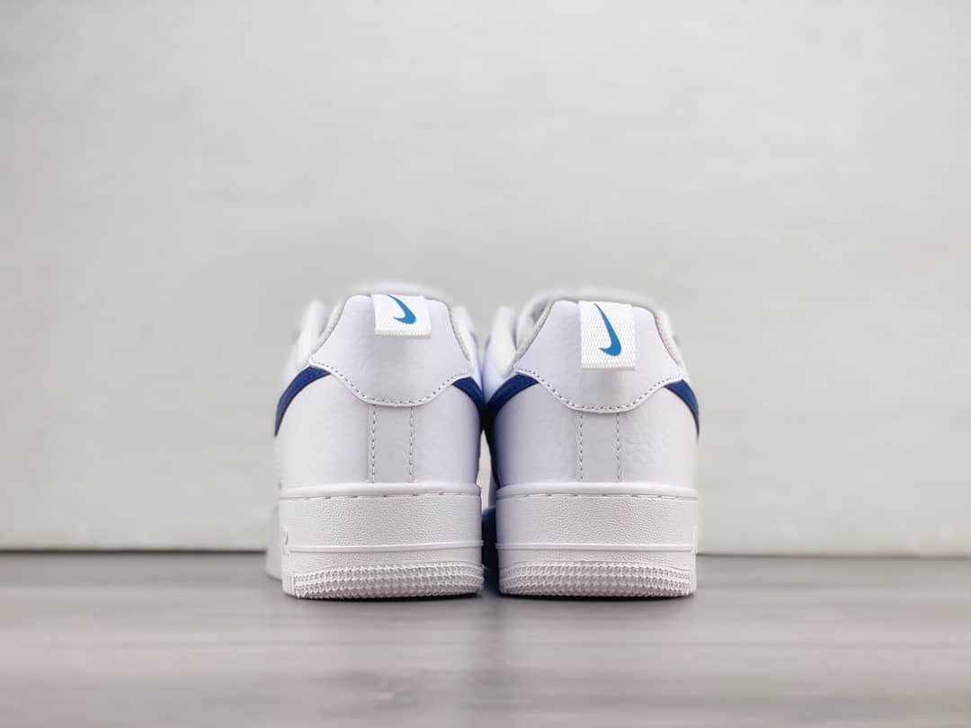 耐克Nike Air Force 1’07 Low纯原版本空军一号AF1白蓝低帮机能板鞋 莆田耐克代理 货号：HF3836-100