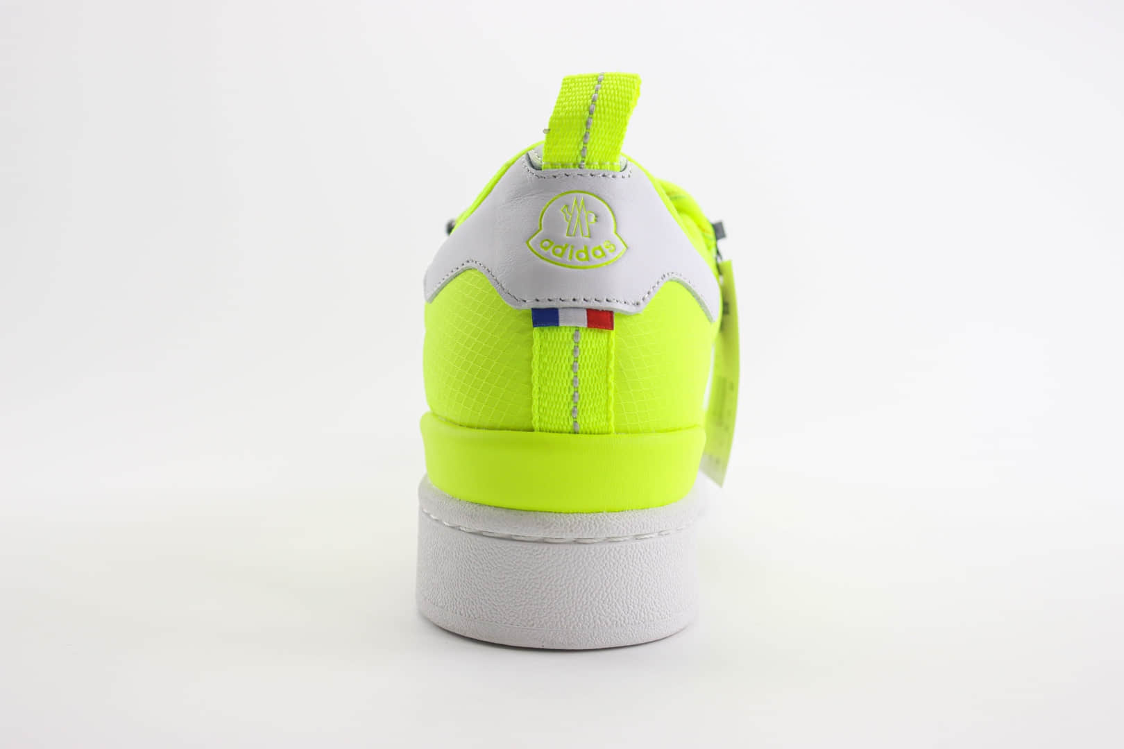 阿迪达斯Moncler x adidas originals Campus纯原版本蒙口联名荧光绿厚底增高板鞋 莆田阿迪达斯货源 货号:IG7865