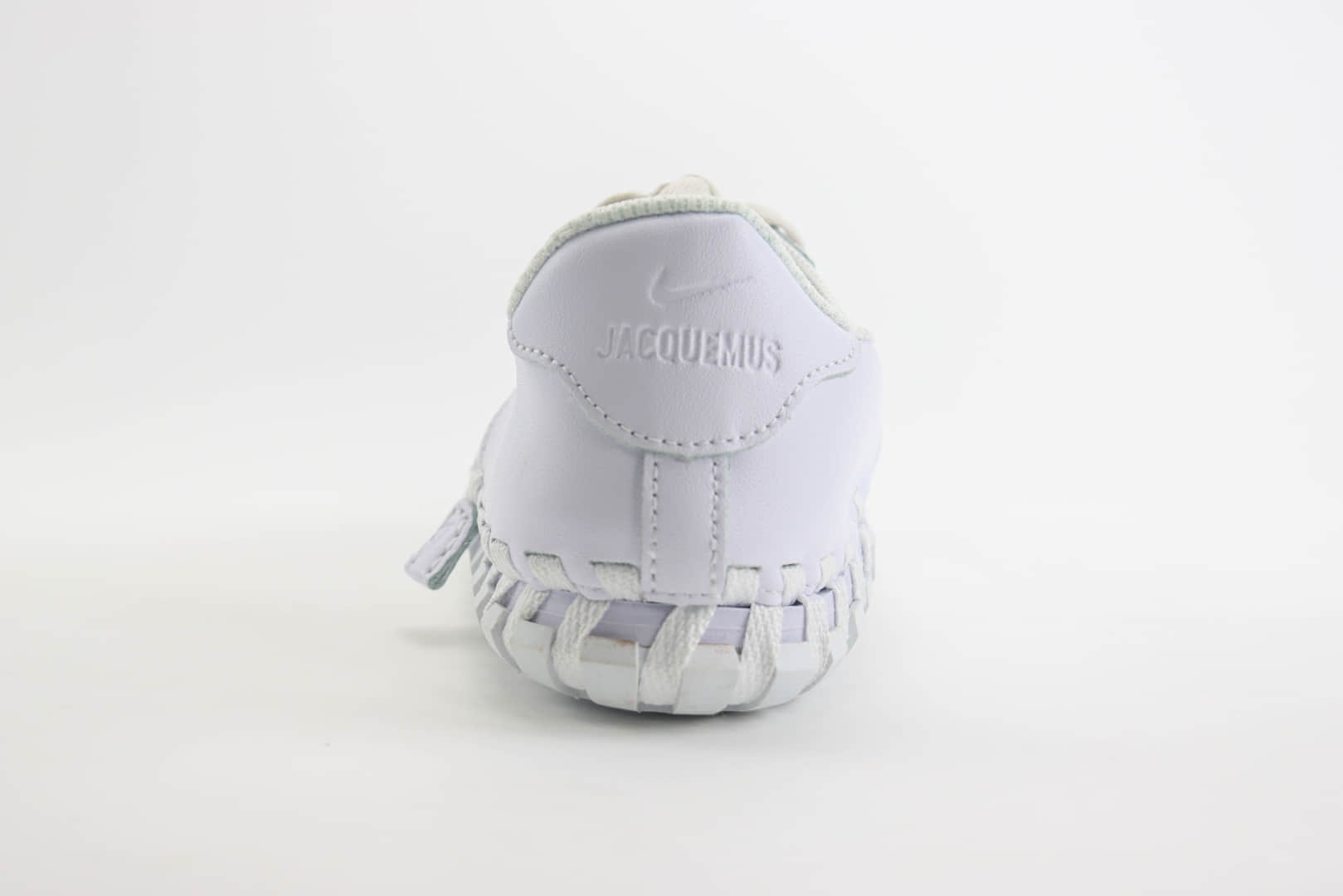 耐克Jacquemus x Nike J Force 1 Low纯原版本白色秀款编织英伦单鞋 莆田耐克工厂 货号:DR0424-100