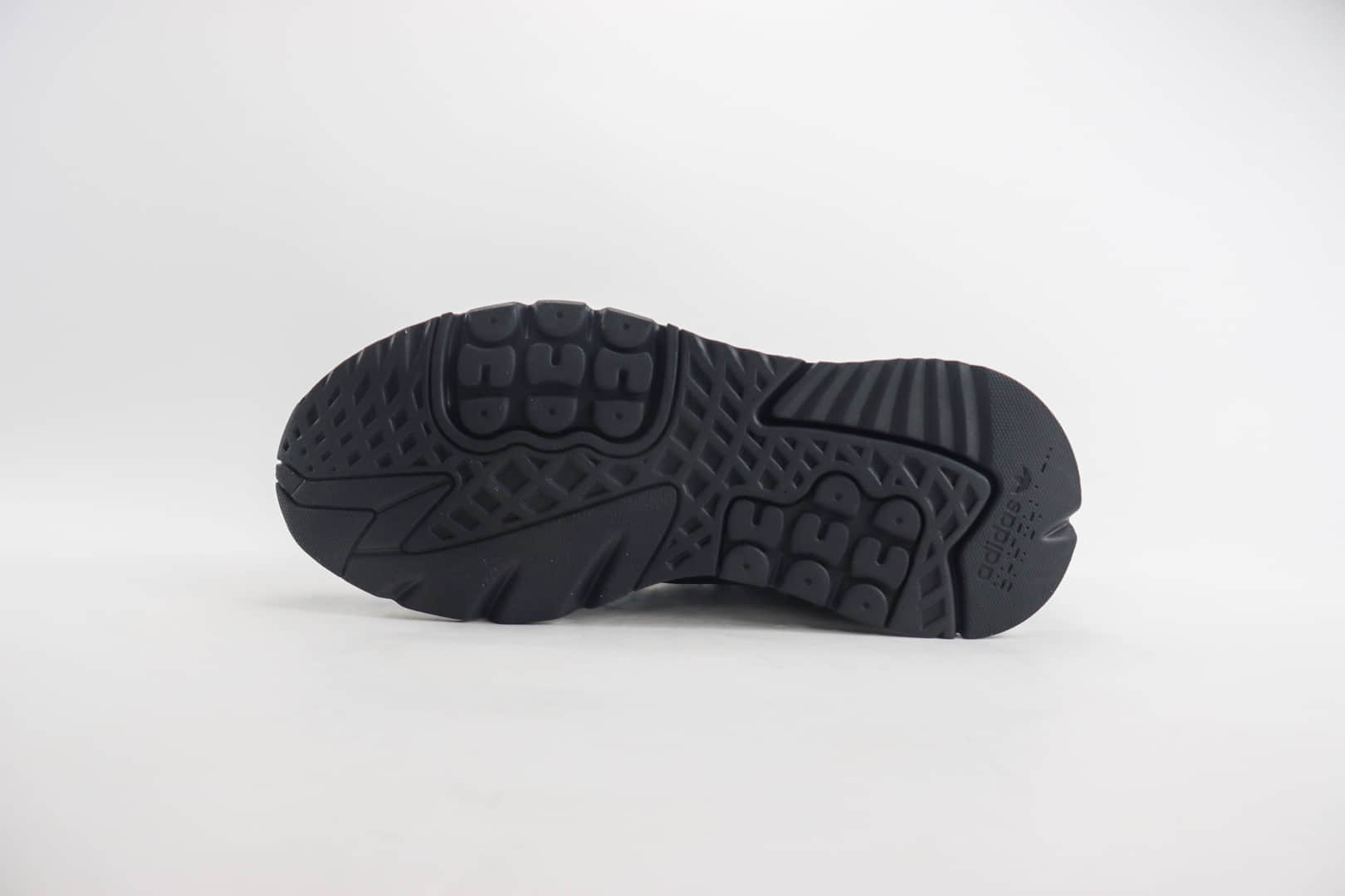 阿迪达斯adidas Nite Jogger纯原版本三叶草夜行者黑白爆米花跑鞋 莆田阿迪达斯工厂 货号:FZ3662