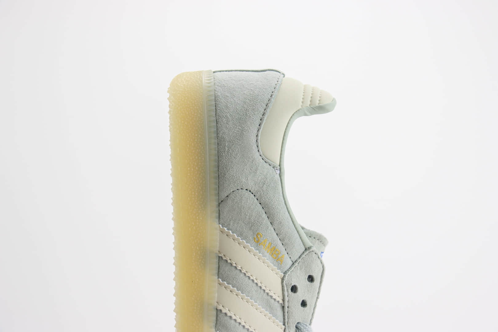 阿迪达斯adidas Samba OG纯原版本三叶草浅蓝色桑巴板鞋 莆田阿迪达斯货源 货号：IG6177