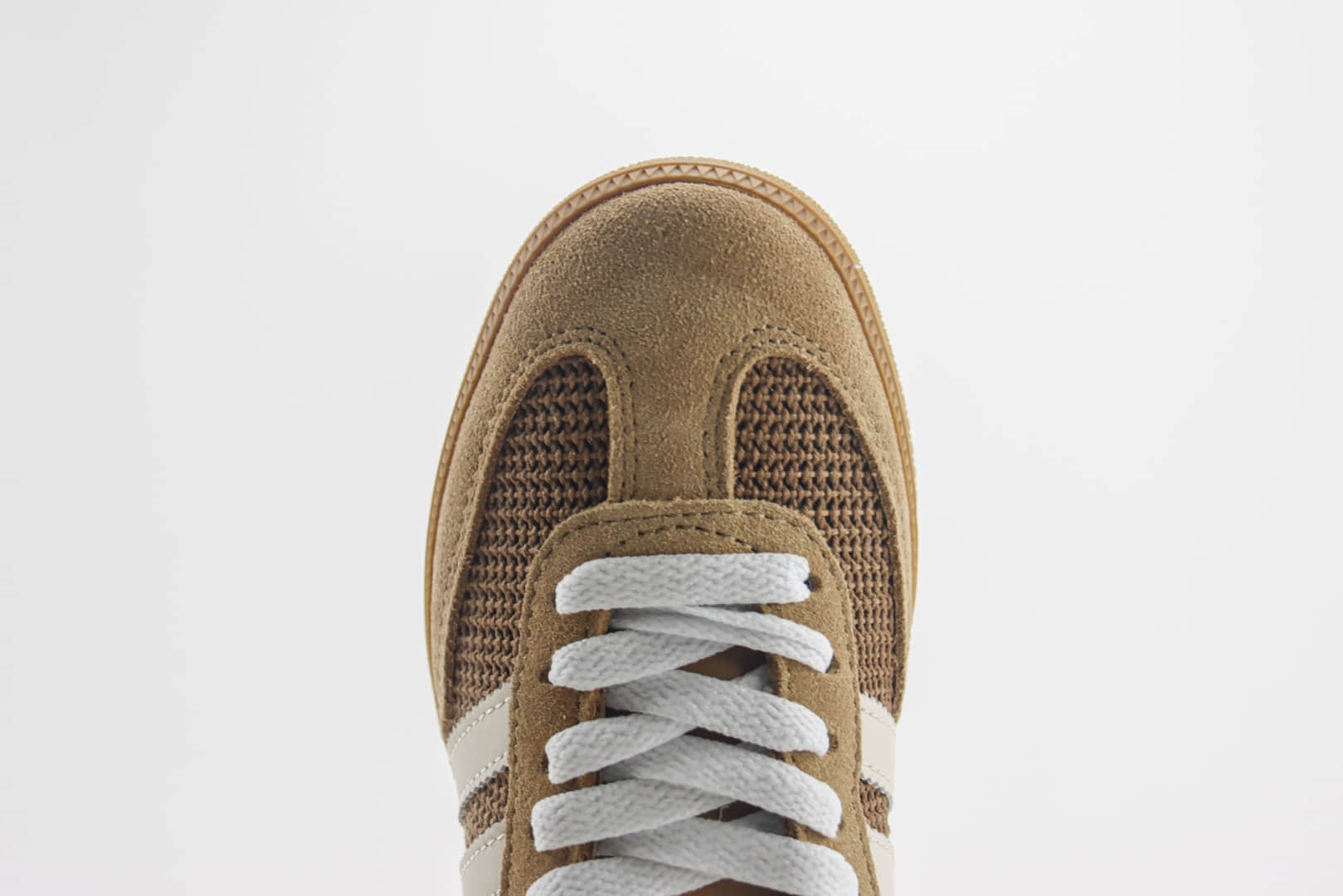 阿迪达斯adidas Original Samba OG纯原版本桑巴卡其棕网面板鞋 莆田阿迪达斯工厂 货号:IG1379