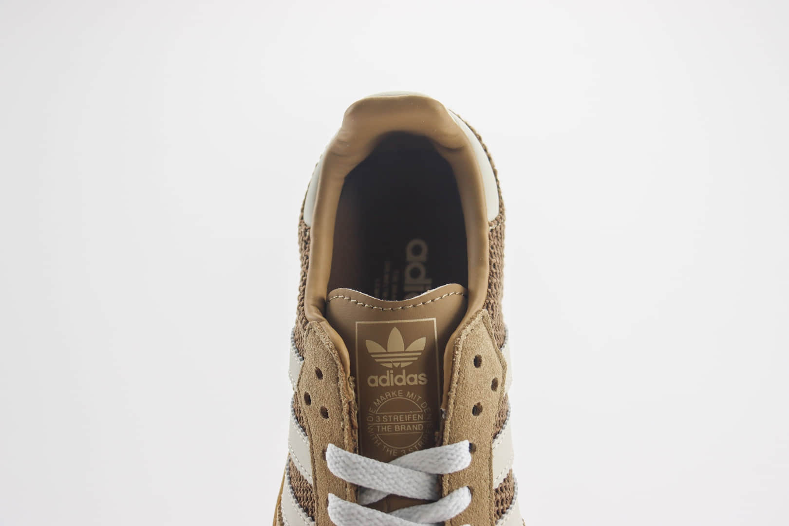 阿迪达斯adidas Original Samba OG纯原版本桑巴卡其棕网面板鞋 莆田阿迪达斯工厂 货号:IG1379