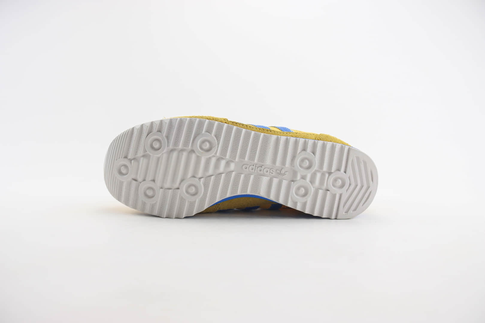 阿迪达斯adidas Originals SL 72 RS纯原版本黄蓝色复古慢跑鞋 莆田阿迪达斯工厂 货号：IE6526
