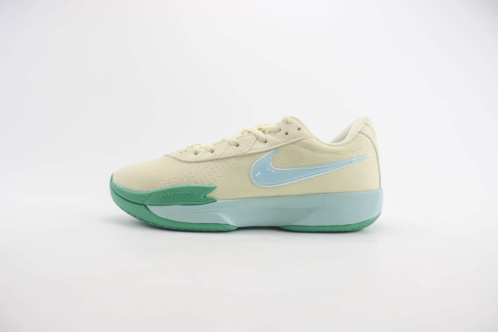 耐克Nike Air Zoom G.T. Cut Academy EP纯原版本米白蓝绿低帮篮球鞋 莆田复刻鞋货源 货号:FB2598-102