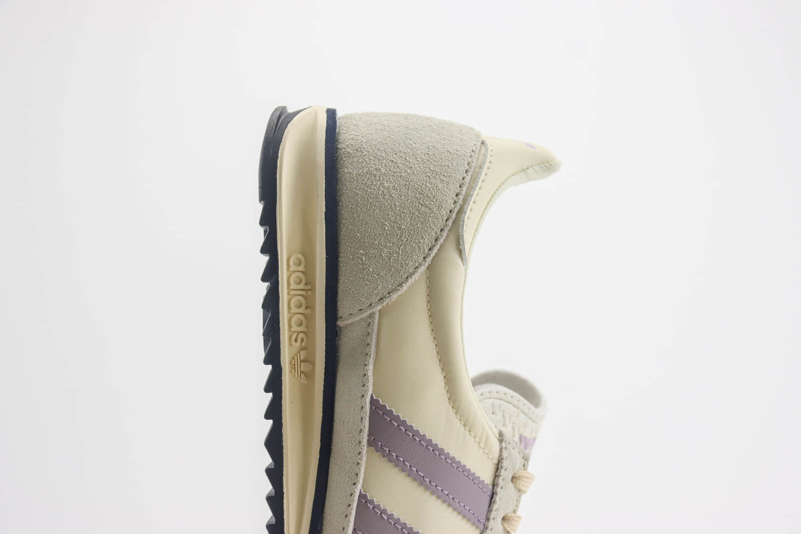 阿迪达斯adidas Originals SL 72 RS（Reshaped）纯原版本米白香芋紫复古慢跑鞋 莆田阿迪达斯货源 货号：IE3428