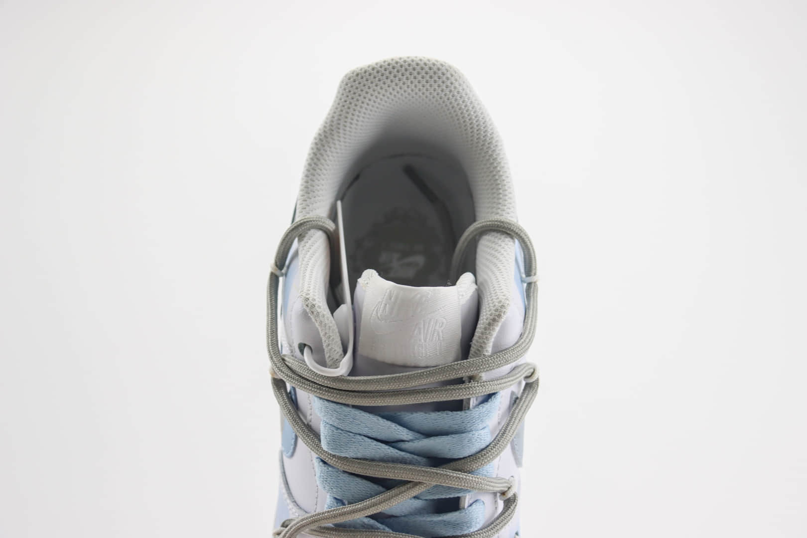 耐克Nike Air Force 1 Low纯原版本空军一号AF1白蓝灰绑带板鞋 莆田耐克工厂 货号：ZH0316-020