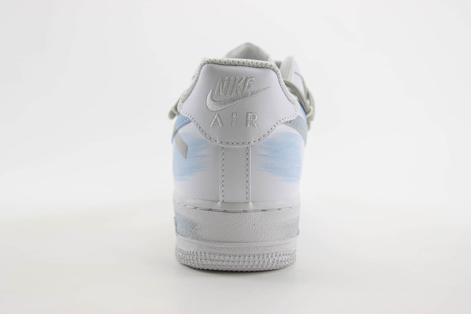 耐克Nike Air Force 1 Low纯原版本空军一号AF1白蓝灰绑带板鞋 莆田耐克工厂 货号：ZH0316-020
