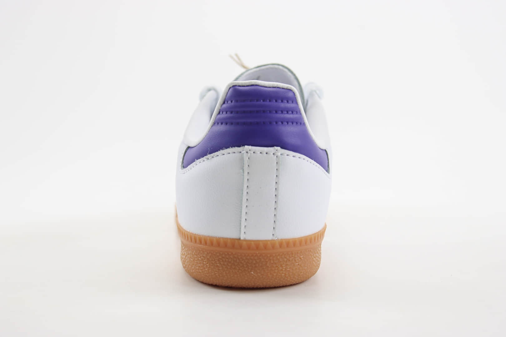 阿迪达斯adidas original Samba OG纯原版本桑巴白紫色德训鞋 莆田阿迪达斯货源 货号：IF6514