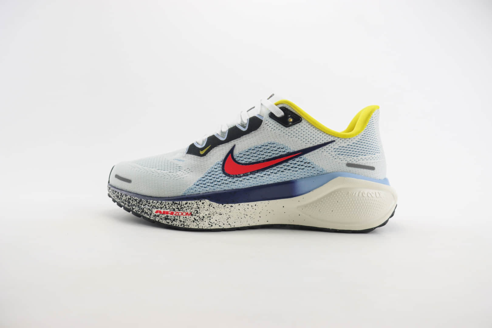 耐克Nike Air Zoom Pegasus 41纯原版本飞马41白蓝黄红泼墨跑鞋 莆田耐克货源 货号:HJ9068-100