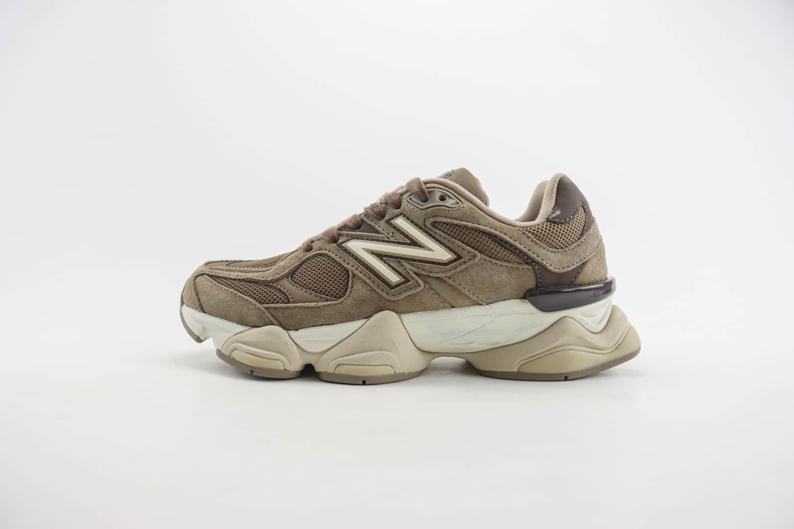 新百伦New Balance 9060纯原版本棕色NB9060复古老爹鞋 莆田新百伦工厂 货号：U9060JMR