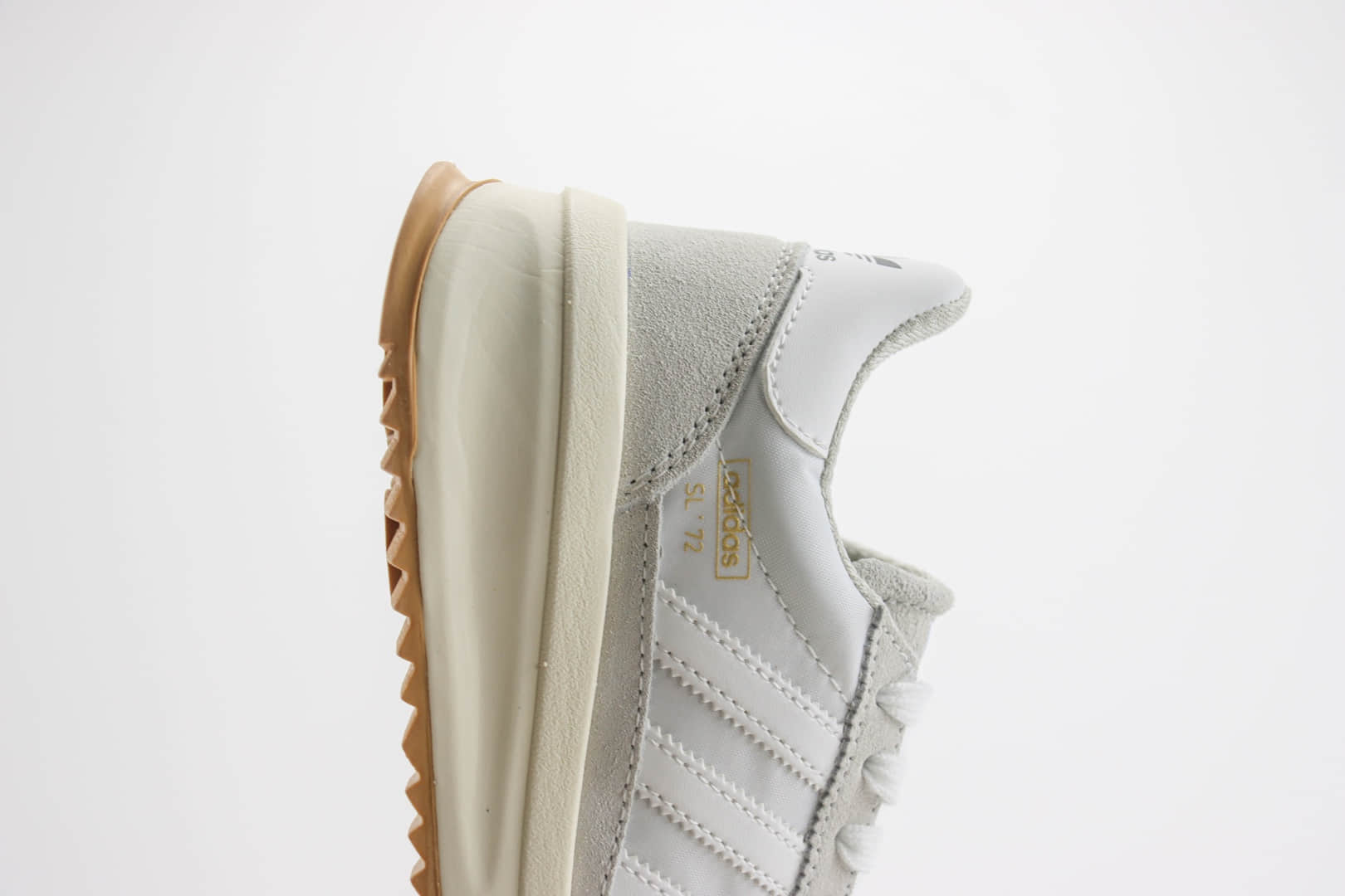 阿迪达斯adidas Originals SL 72 RTN纯原版本灰白色增高厚底板鞋 莆田阿迪达斯货源 货号：ID1031