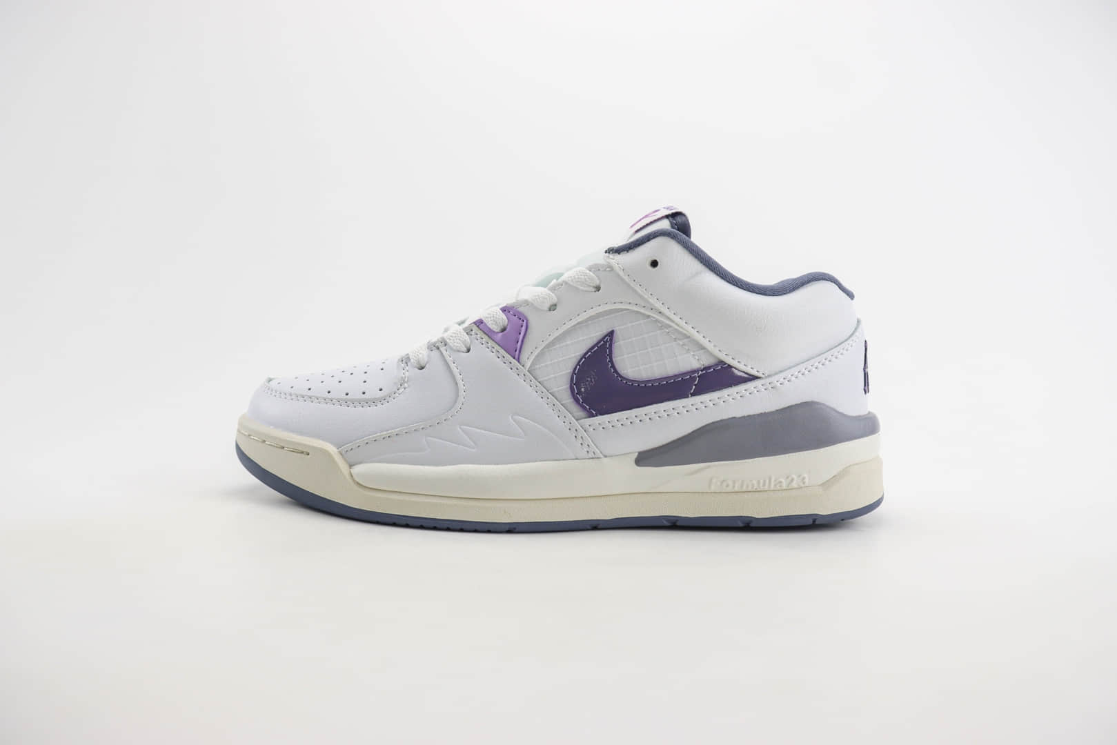 乔丹Air Jordan Stadium 90纯原版本白灰紫色AJ90篮球鞋 莆田AJ货源 货号：HF5760-151