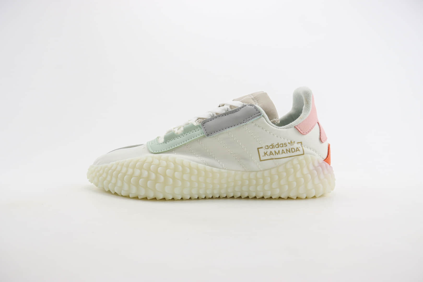 阿迪达斯adidas Originals Country Kamanda卡曼达白灰红绿章鱼卷训练鞋 莆田复刻鞋货源 货号：FV3162