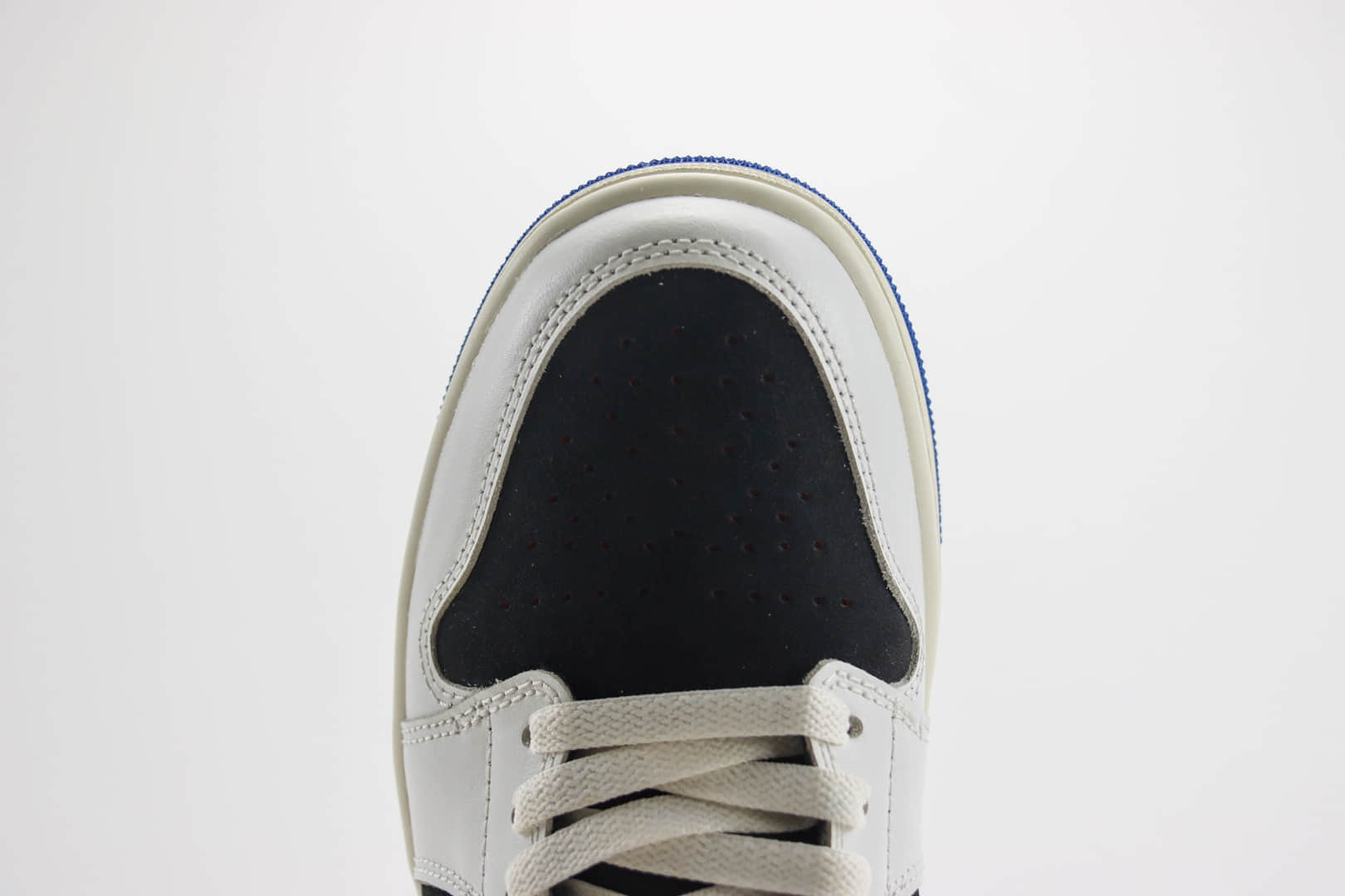 乔丹Air Jordan 1 Low “Quai 54”纯原版本低帮AJ1黑白蓝篮球鞋 莆田AJ货源 货号:HQ0764-001