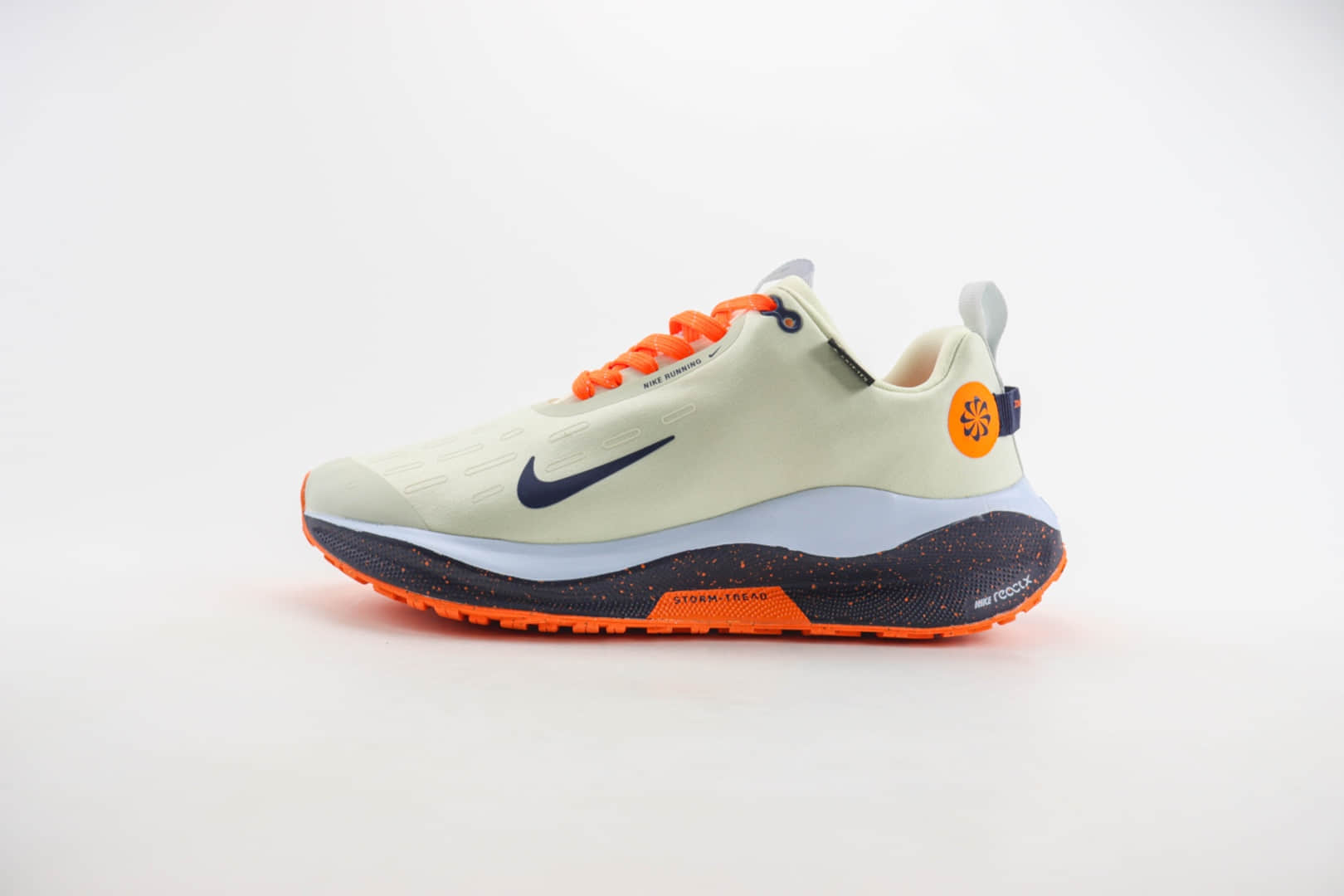 耐克Nike ReactX Infiniity RUN 4 Gore-Tex纯原版本米黄黑橙机能跑鞋 莆田复刻鞋货源 货号：FB2204-002