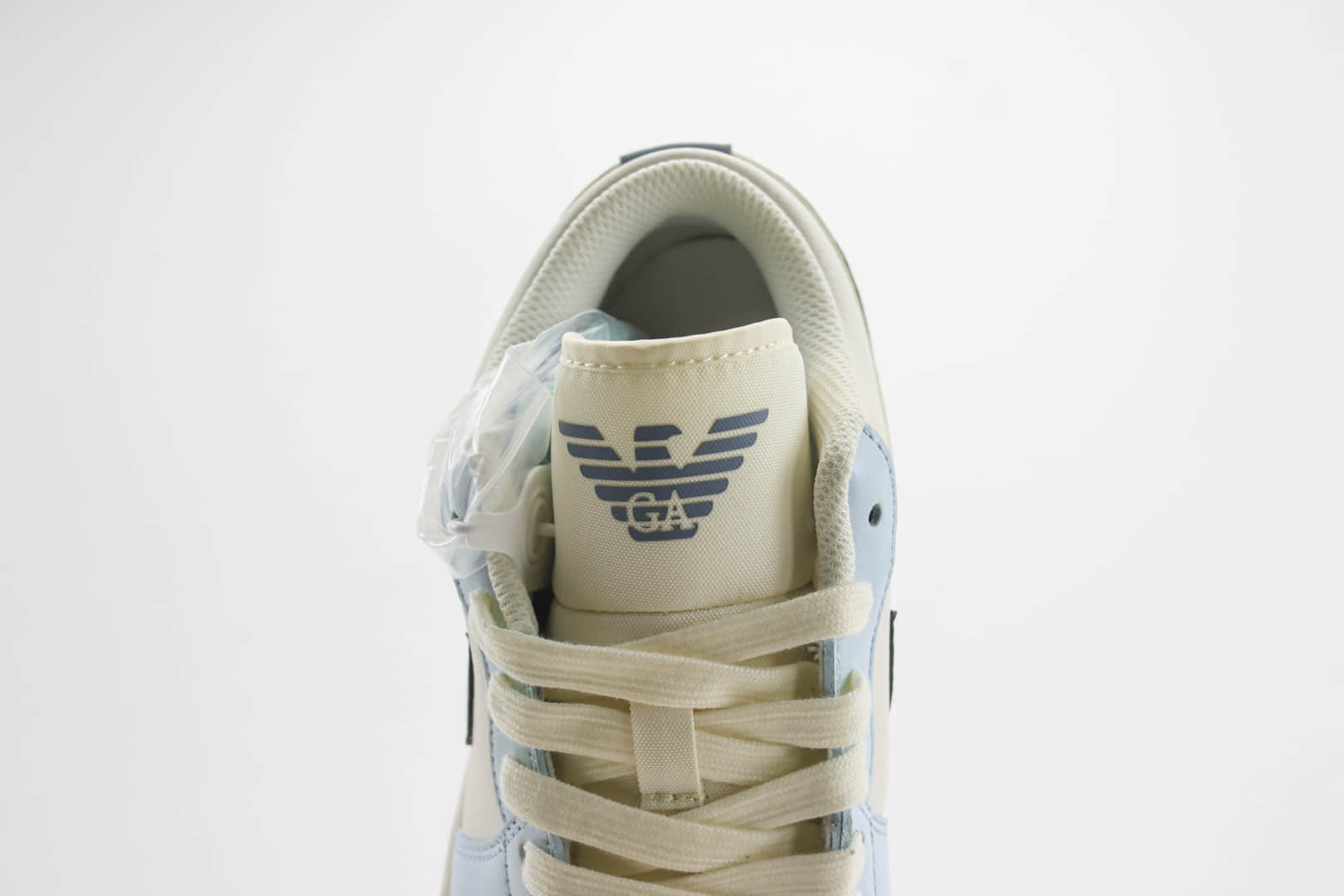 乔丹Air Jordan 1 Retro Low x Armani低帮AJ1白蓝色板鞋 莆田AJ系列代理 货号：WG8850-012