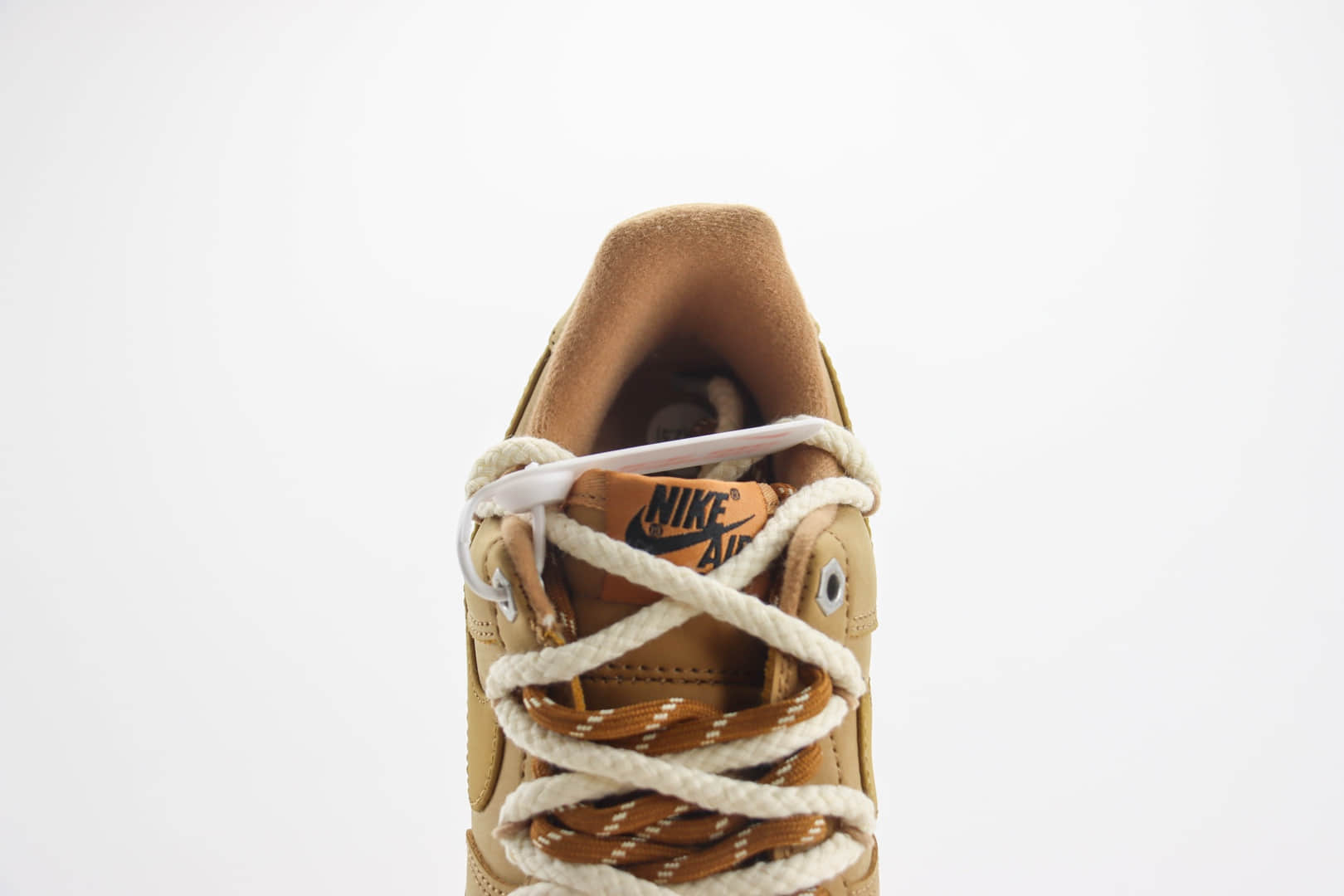 耐克Nike Air Force 1纯原版本空军一号AF1小麦色绑带低帮板鞋 莆田天花板AF1 货号：CJ9197-102