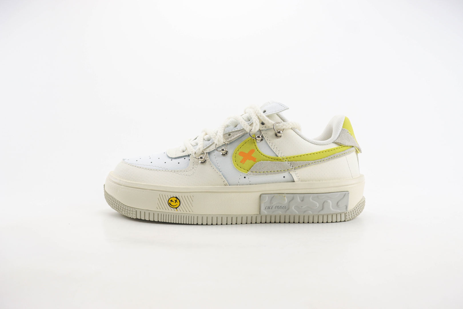 耐克Nike Air Force 1 Low Fontanka纯原版本空军一号AF1丰塔卡涂鸦表情包解构抽绳板鞋 莆田耐克工厂 货号：DV6984-001