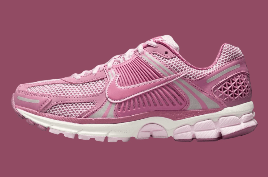 耐克复古跑鞋Zoom Vomero 5新配色曝光！甜美树莓粉！ 货号：FJ2028-600