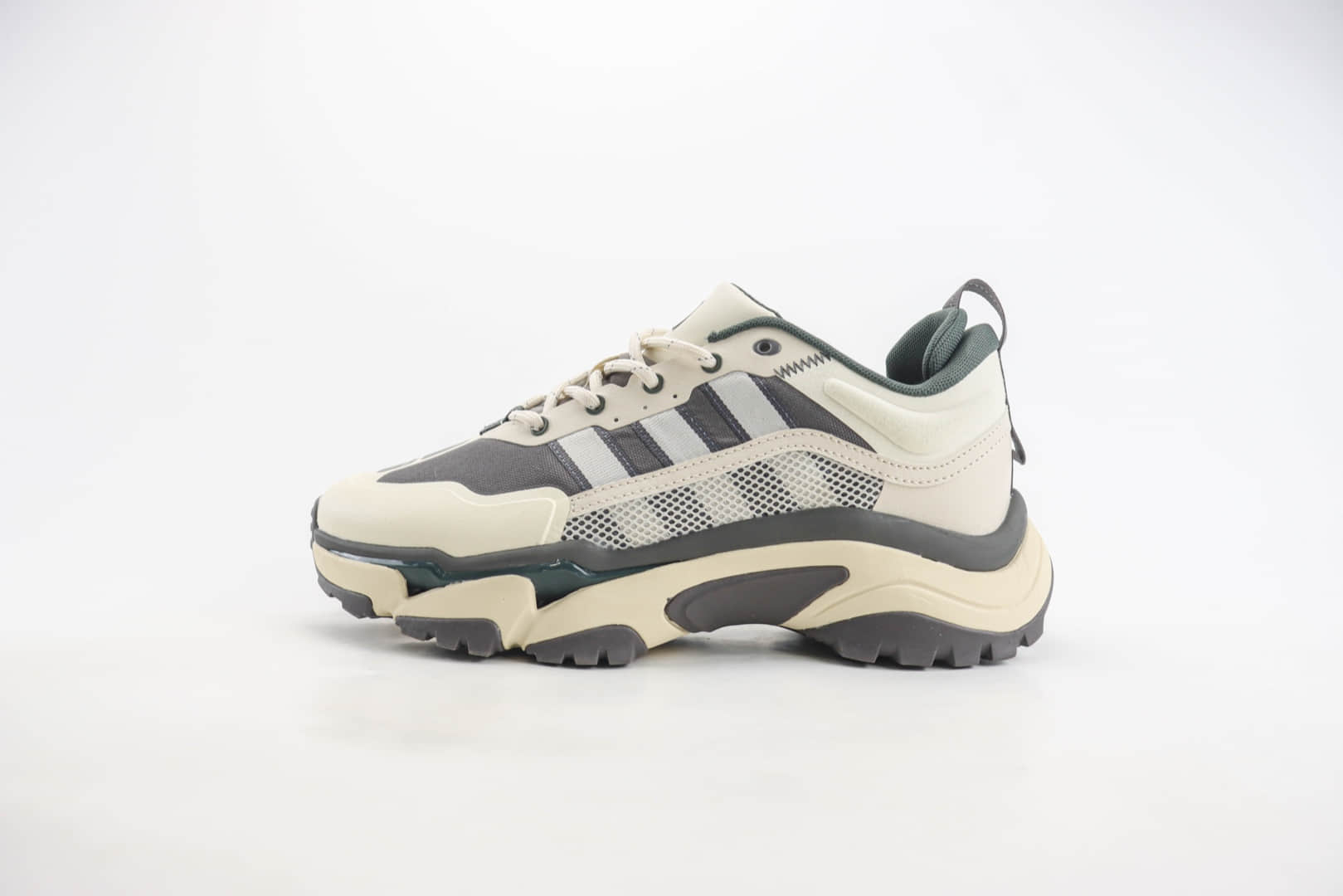 阿迪达斯adidas Citywowlk MT纯原版本米灰绿厚底增高运动鞋 莆田阿迪达斯货源 货号:IH7236