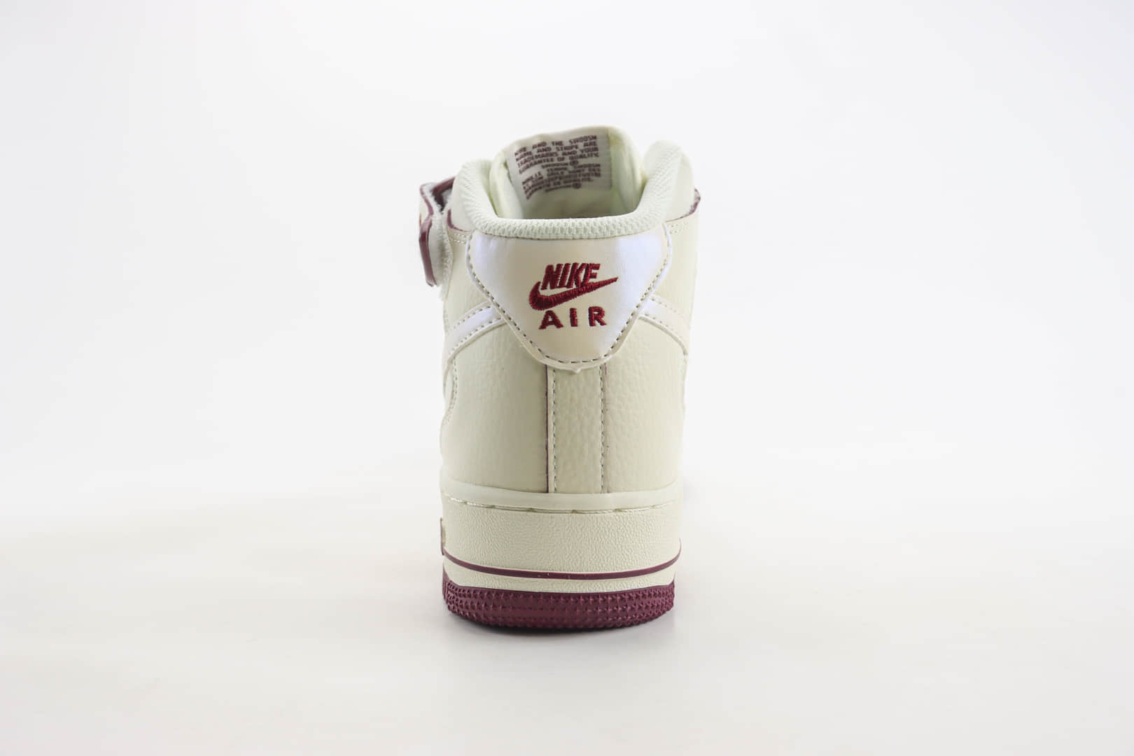 耐克Nike Air Force 1 Mid纯原版本空军一号AF1酒红珠光勾中帮板鞋 莆田天花板AF1 货号：SG2356-803
