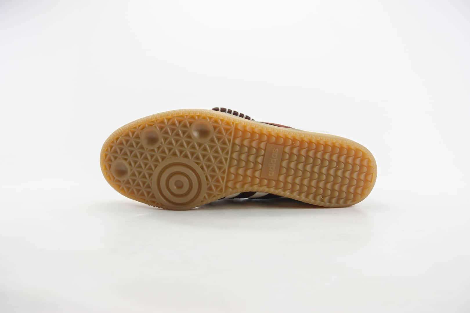阿迪达斯Wales Bonner x adidas Originals Samba Classic纯原版本白红棕马毛桑巴德训鞋 莆田阿迪达斯货源 货号:IE0586