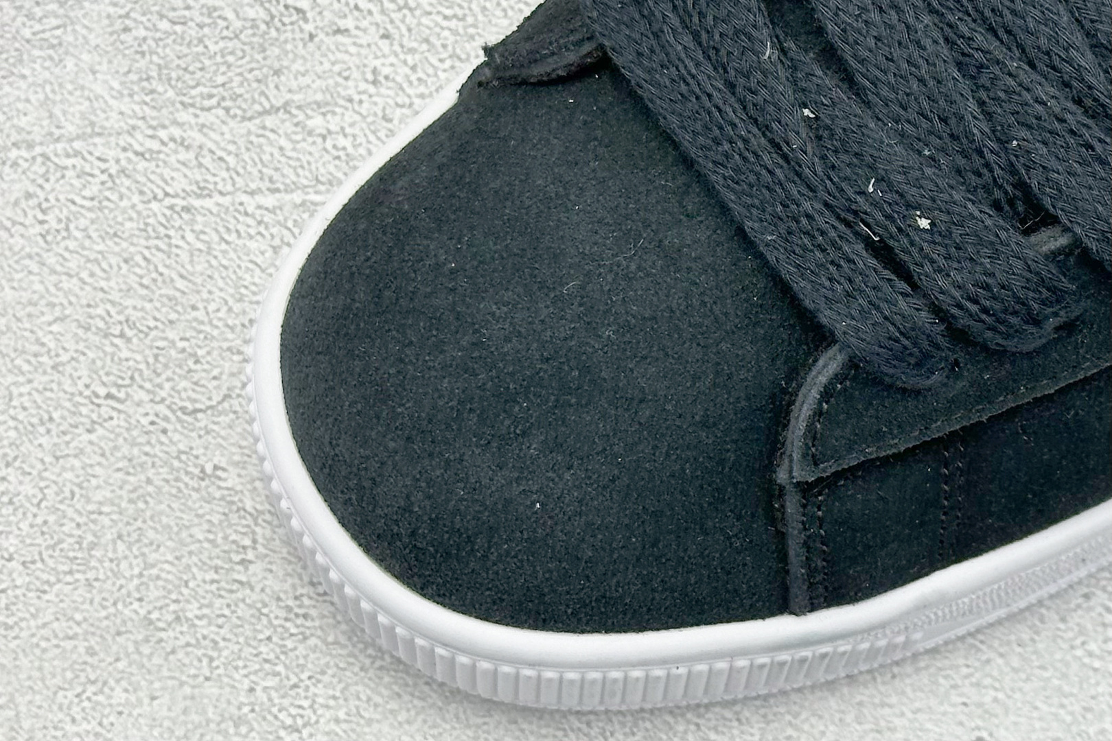 彪马Puma Suede XL纯原版本黑白金标防滑低帮板鞋 莆田彪马货源 货号：395205-02